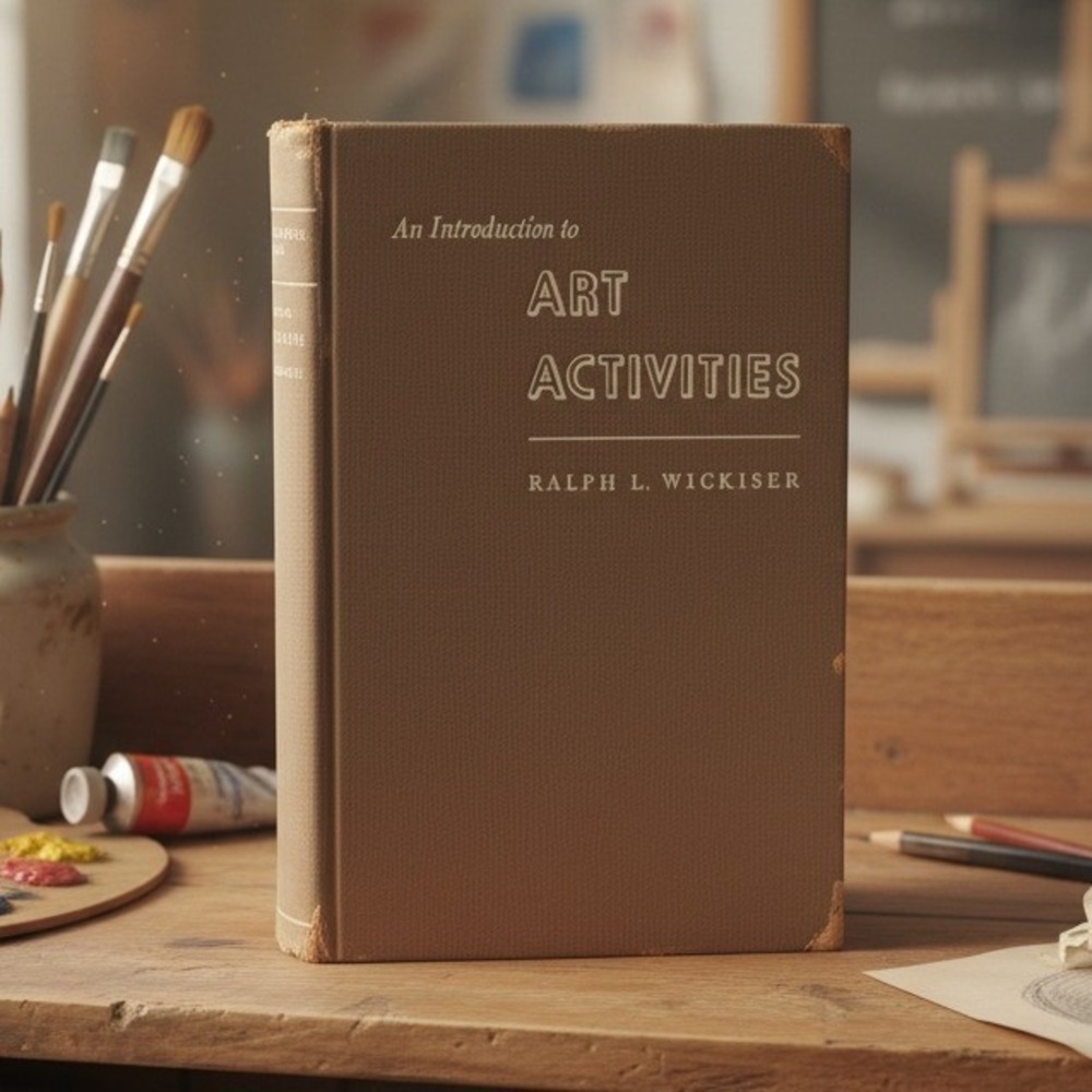 An Introduction to Art Activities Ralph L Wickiser 1947 Hardcover Art‎ Textbook